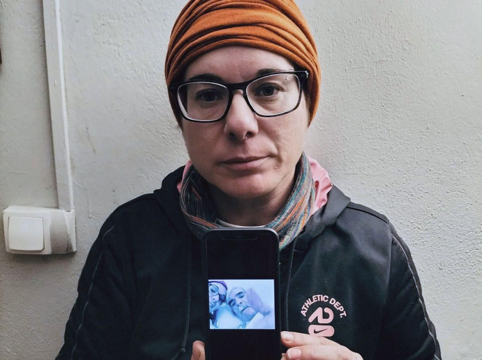 Ana Carretero, hija del jornalero fallecido.