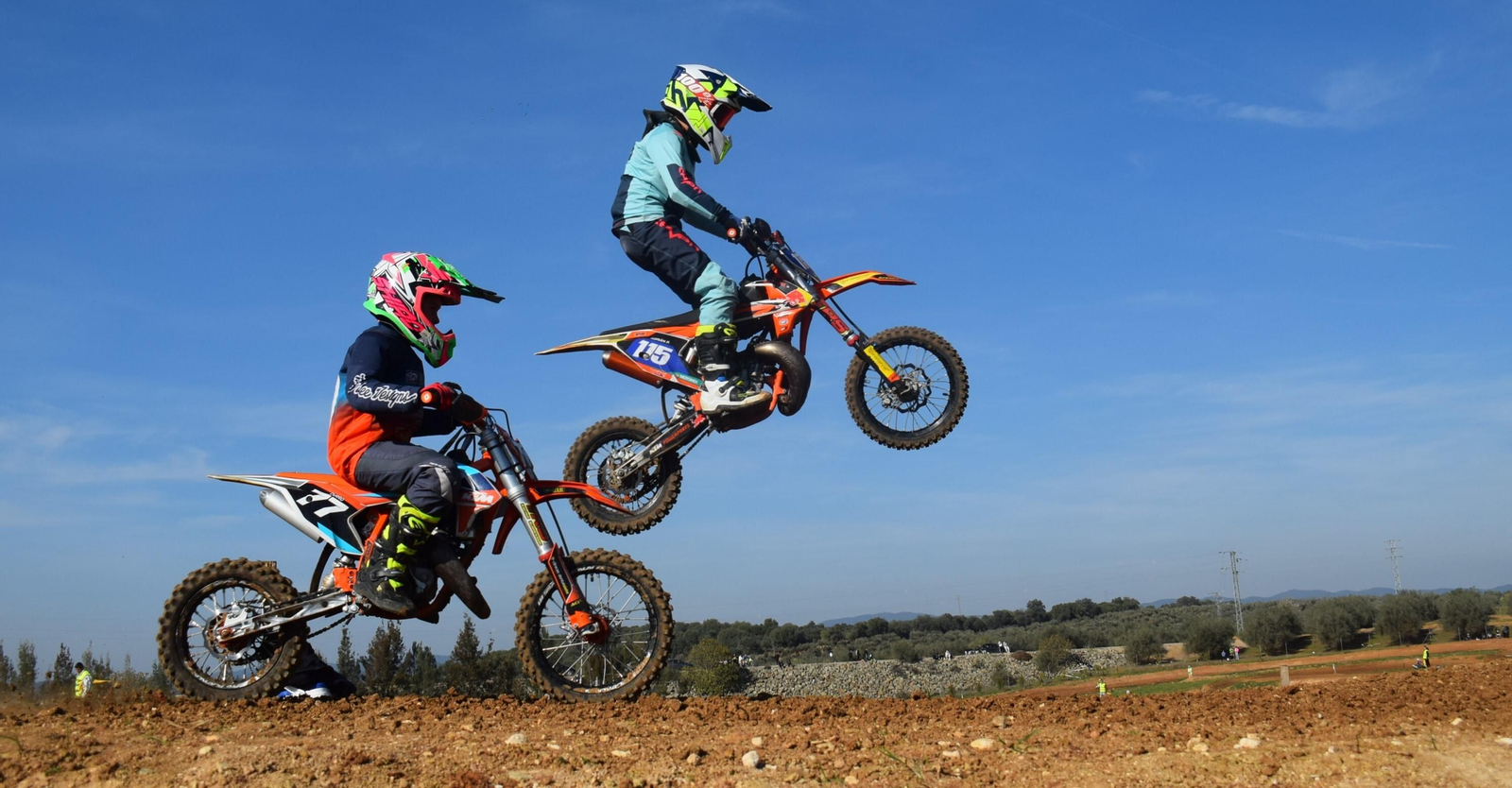 Un momento de la competición en El Pinillo (Almodóvar del Río).