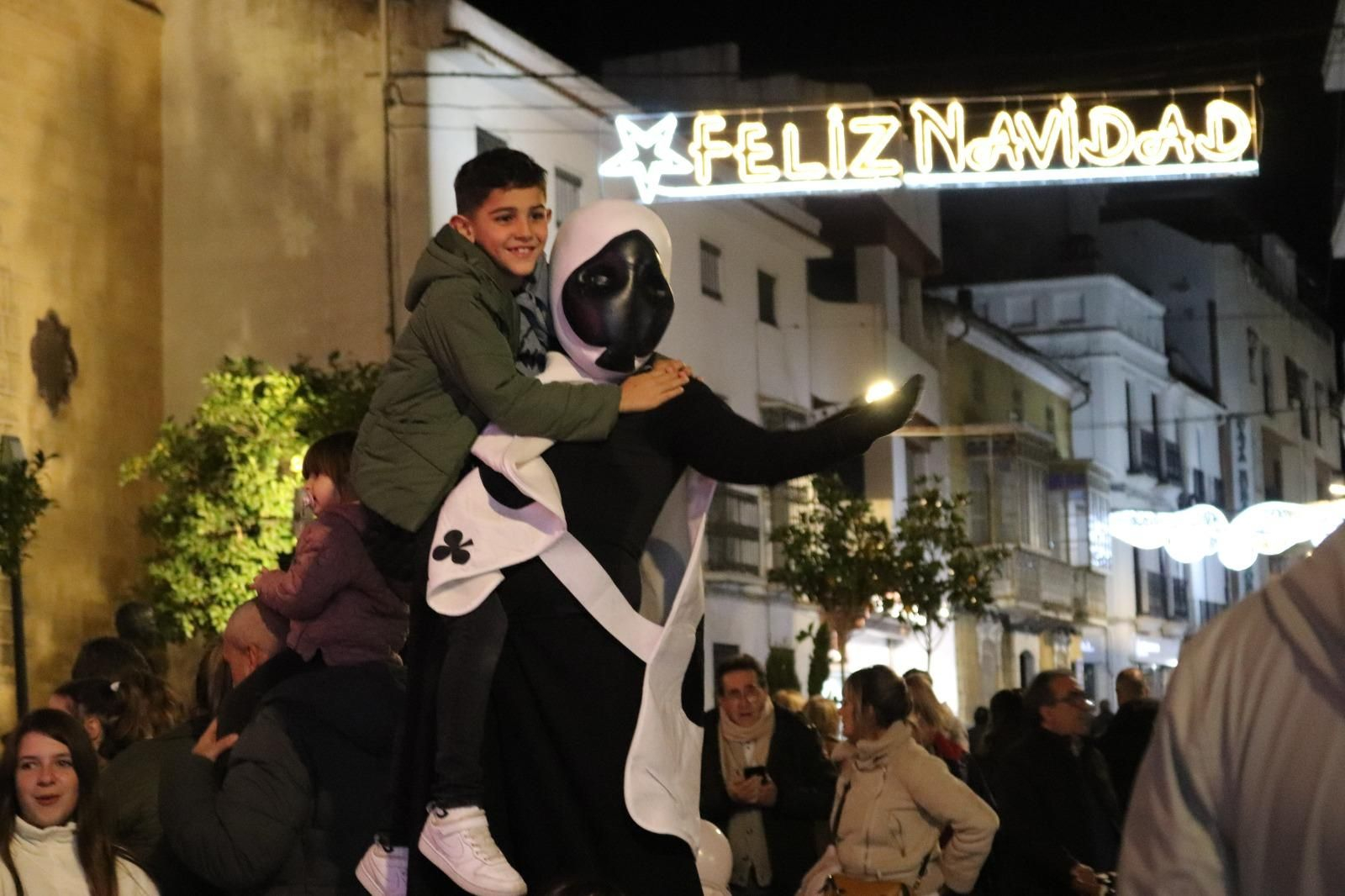 Inauguración del alumbrado especial de Navidad en Montilla