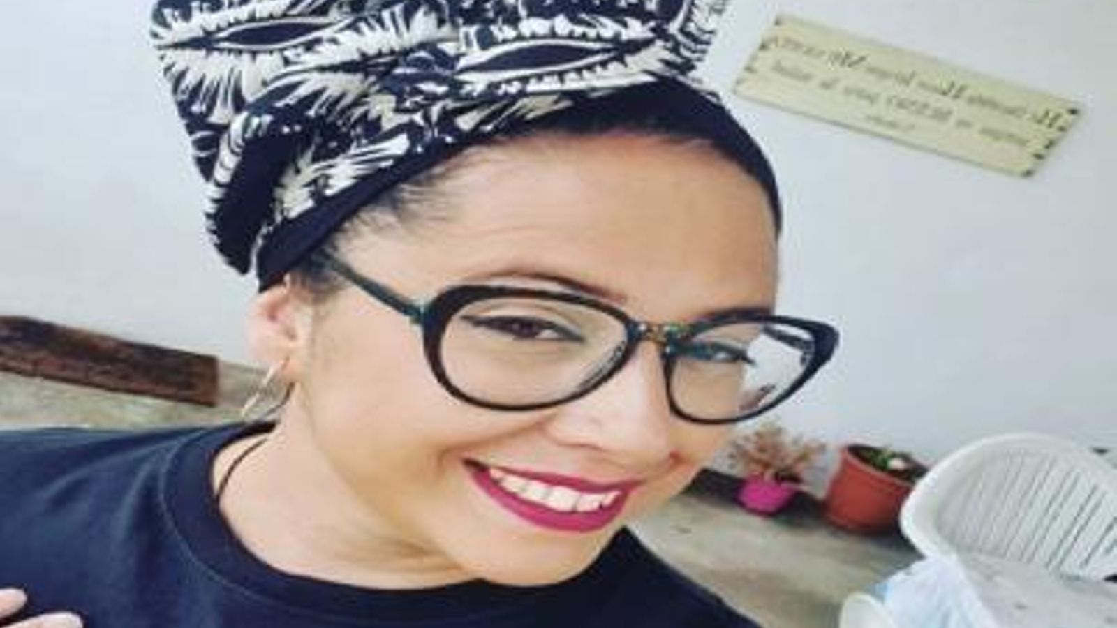 Un selfie de María del Mar Oliver.