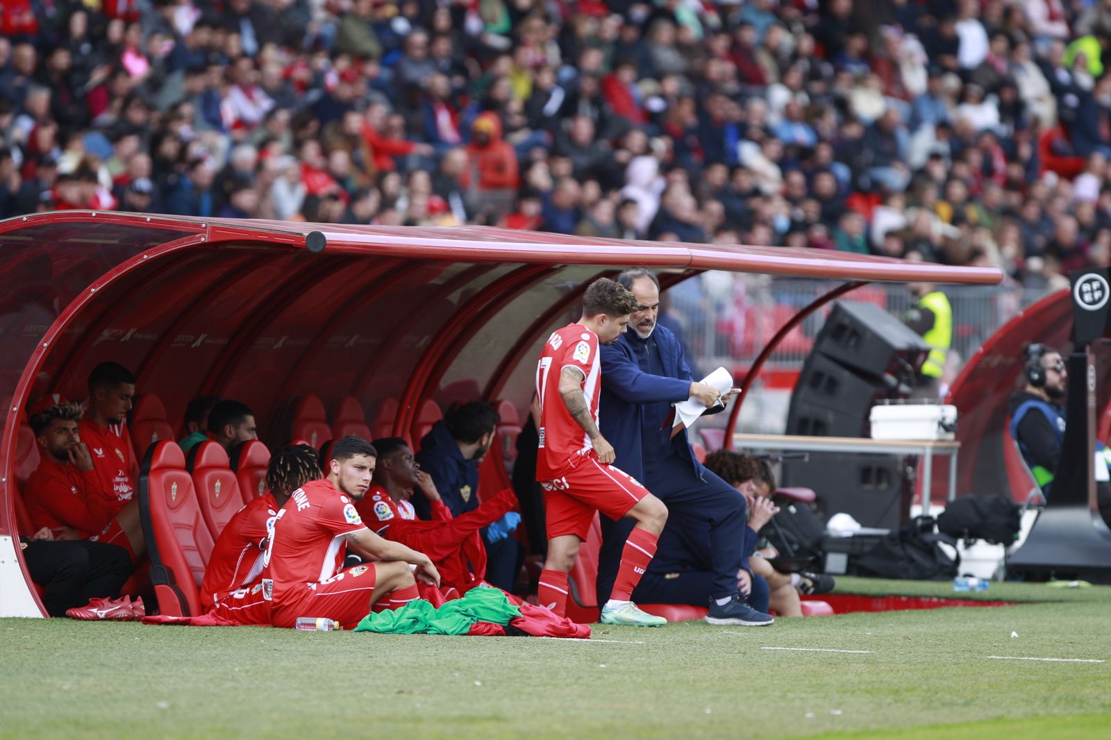 Imágenes del partido U.D. Almería-Real Sociedad
