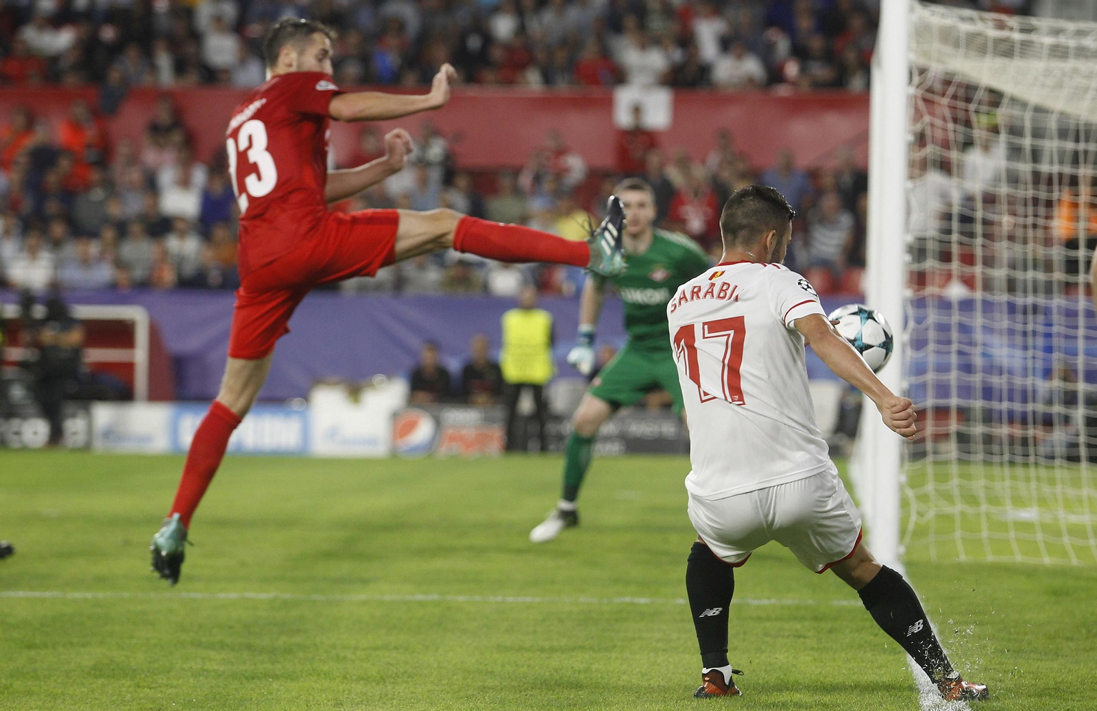 Las imágenes del Sevilla-Spartak