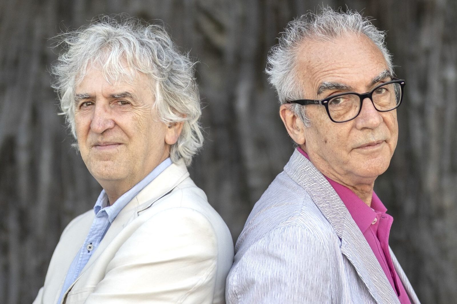 El paleontólogo Juan Luis Arsuaga y el periodista y escritor Juan José Millás.