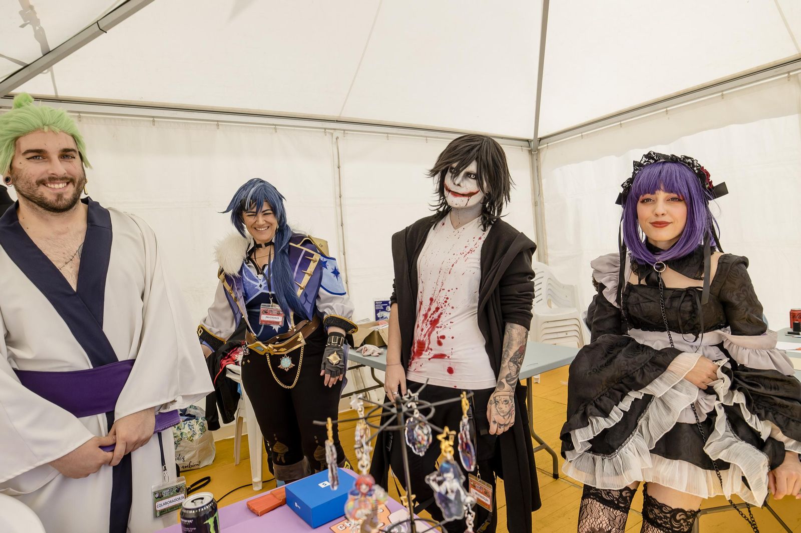 Disfraces en un reciente Salón Manga celebrado en Cádiz.