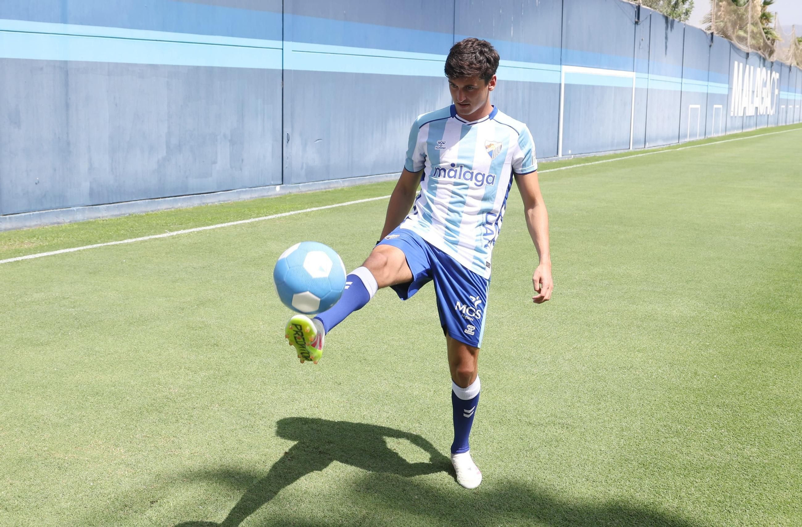 Carlos Dotor, su puesta de largo con el Málaga CF