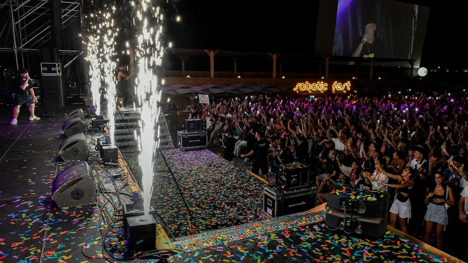 El escenario del Sabatic Fest.