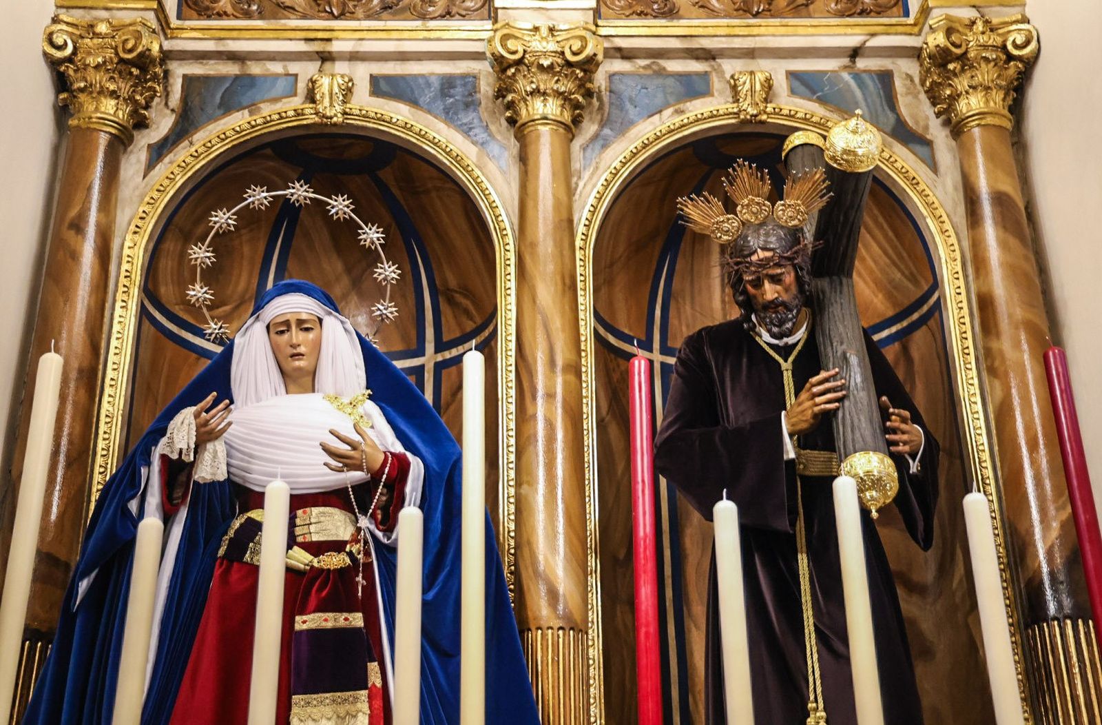 Jesús de la Pasión y María Santísima del Refugio.