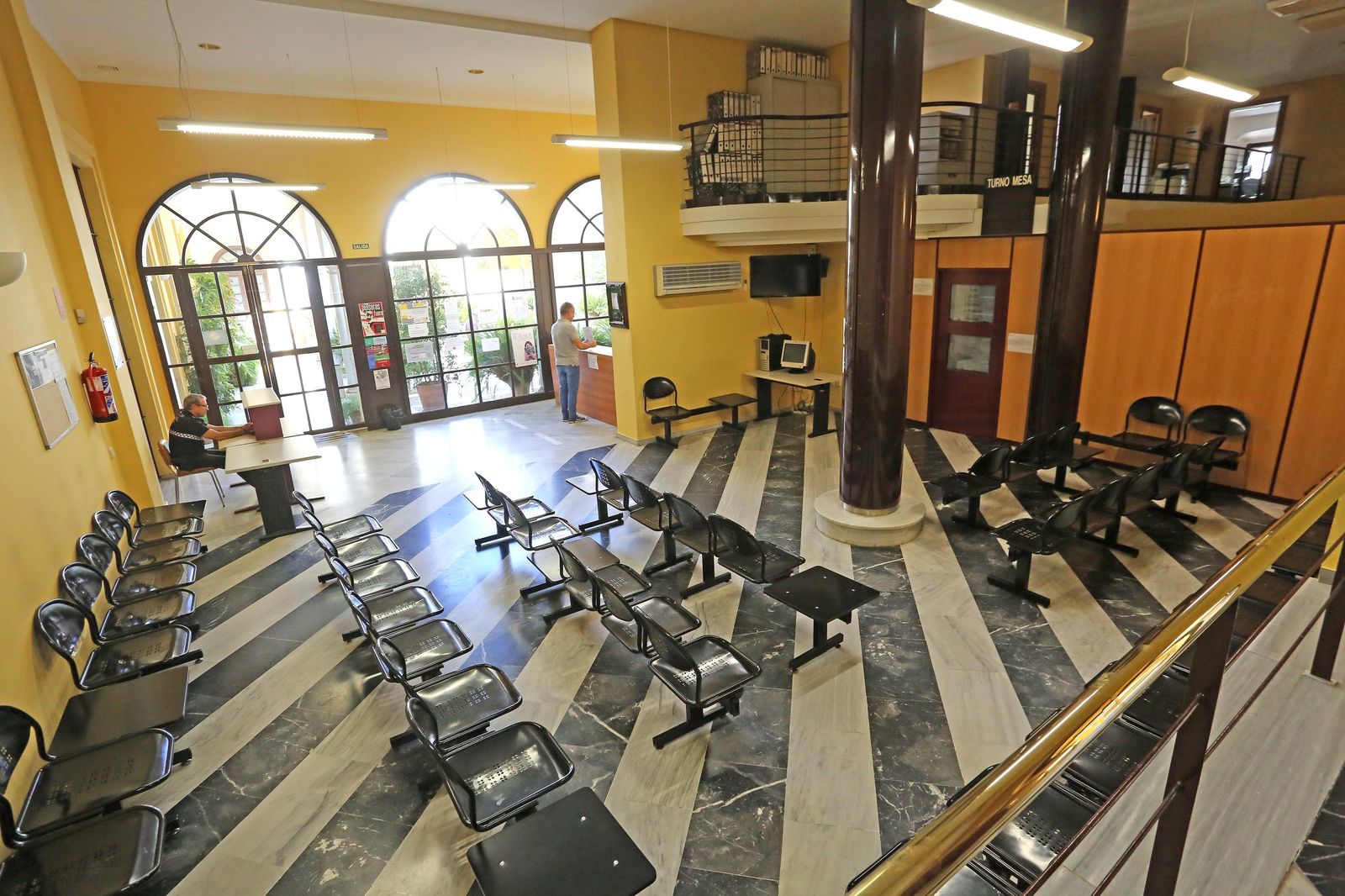 Sala de espera de la Oficina de Atención al Ciudadano (OAC), en una imagen reciente