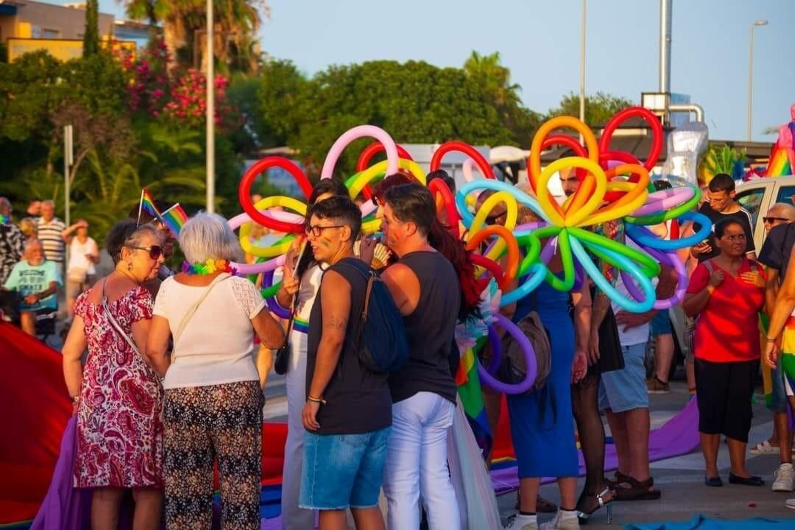 Marcha del Orgullo en Vera en 2023.