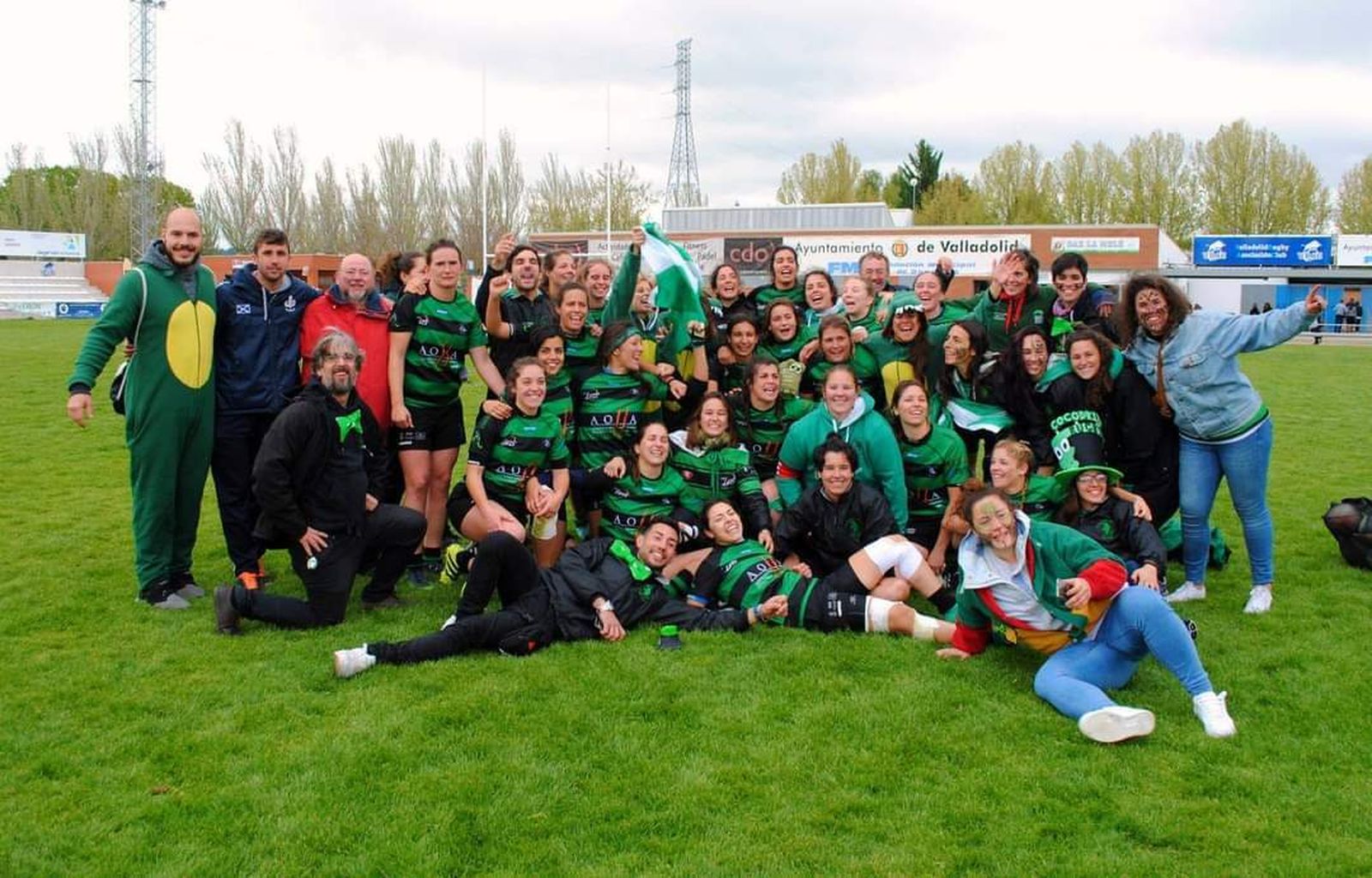 Imagen de la plantilla del Corteva Cocos al completo.