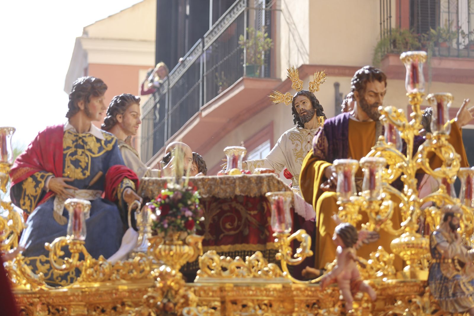 Las fotos de la Sagrada Cena, en el Jueves Santo de Málaga