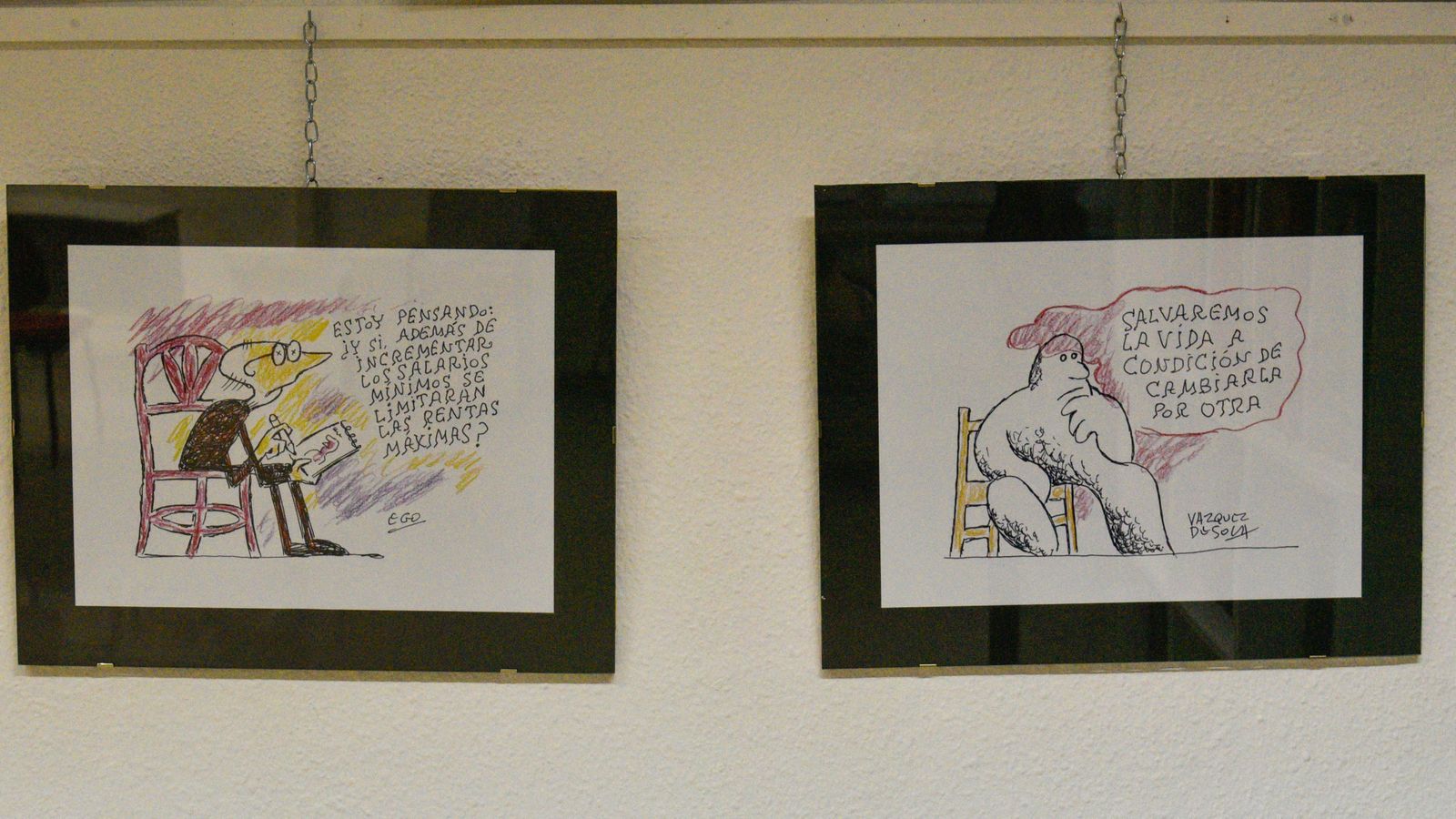 Exposición de Andres Vazquez de Sola en el Ateneo Republicano en Algeciras