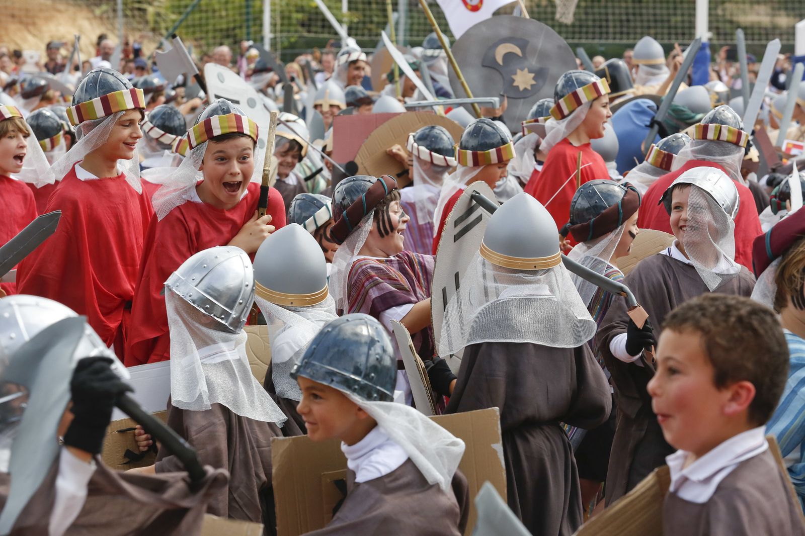 La Batalla de las Navas de Tolosa escenificada por los alumnos de El Romeral
