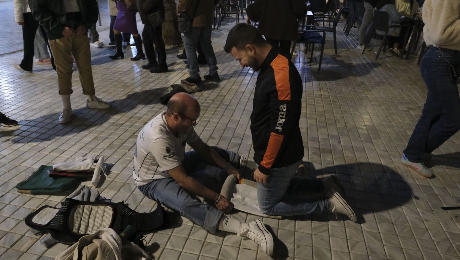 Las fotos del ensayo de Estudiantes para la Semana Santa de Almería 2026