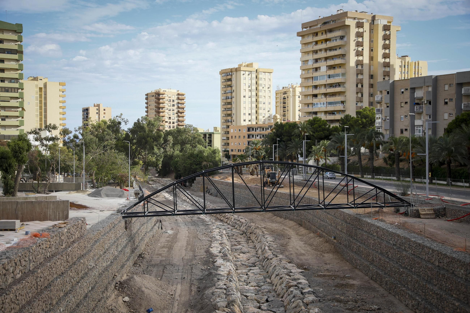 Te contamos en imágenes como avanzan las obras de la rambla de San Antonio en Aguadulce