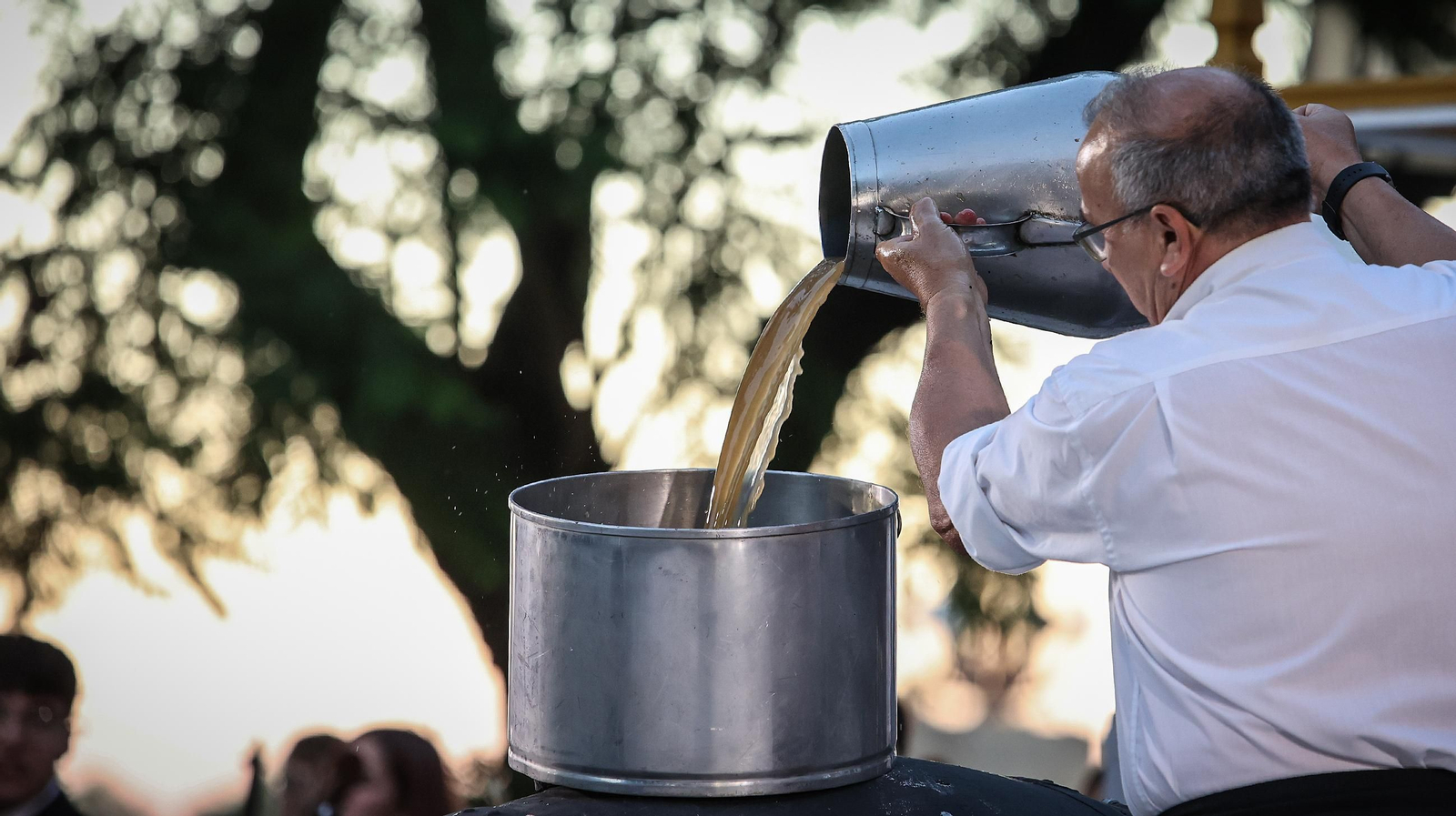 Imágenes de la tradicional pisa de la uva en Jerez