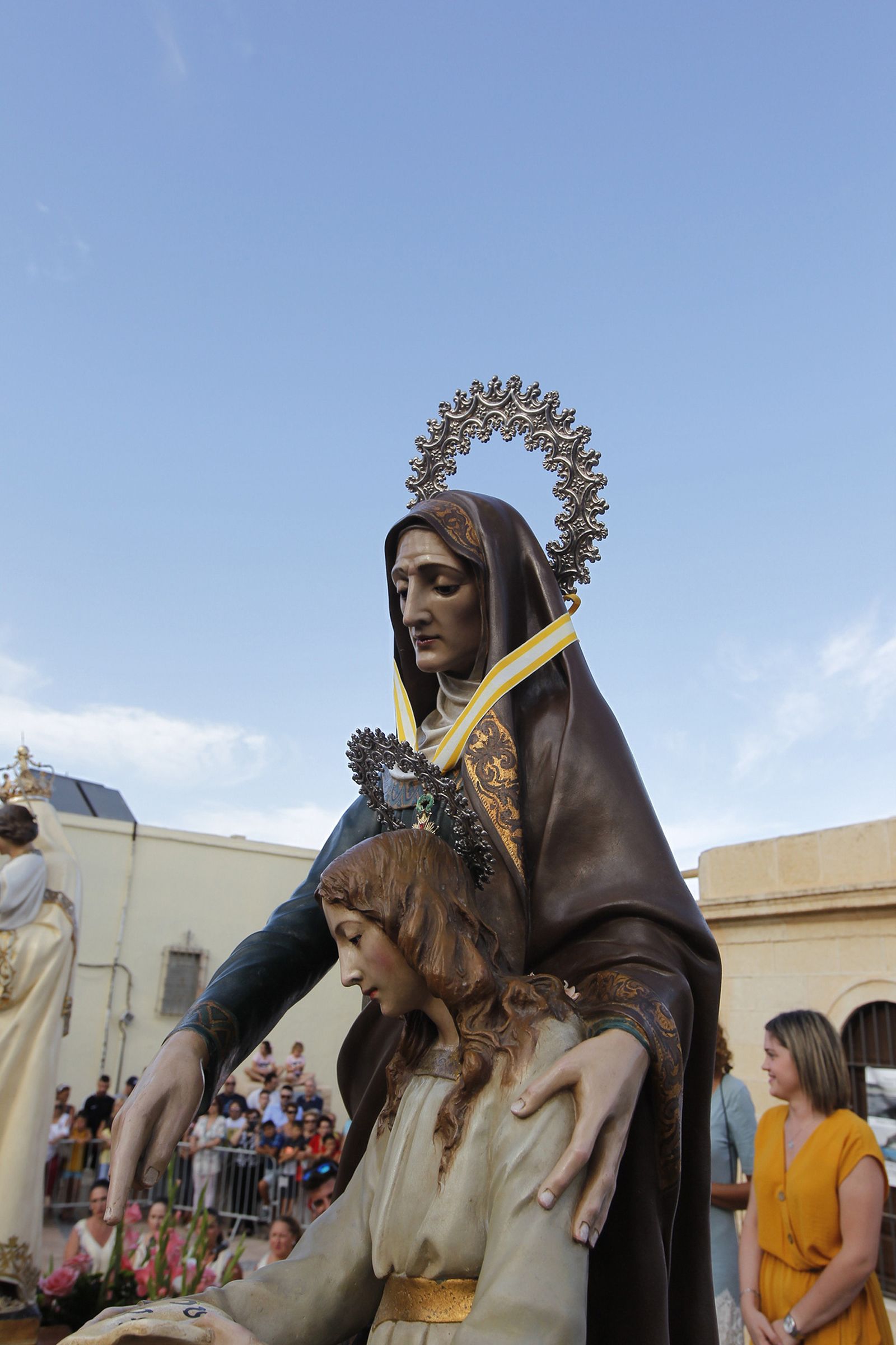 Fotogalería cucaña y procesión Fiestas Santa Ana Roquetas de Mar
