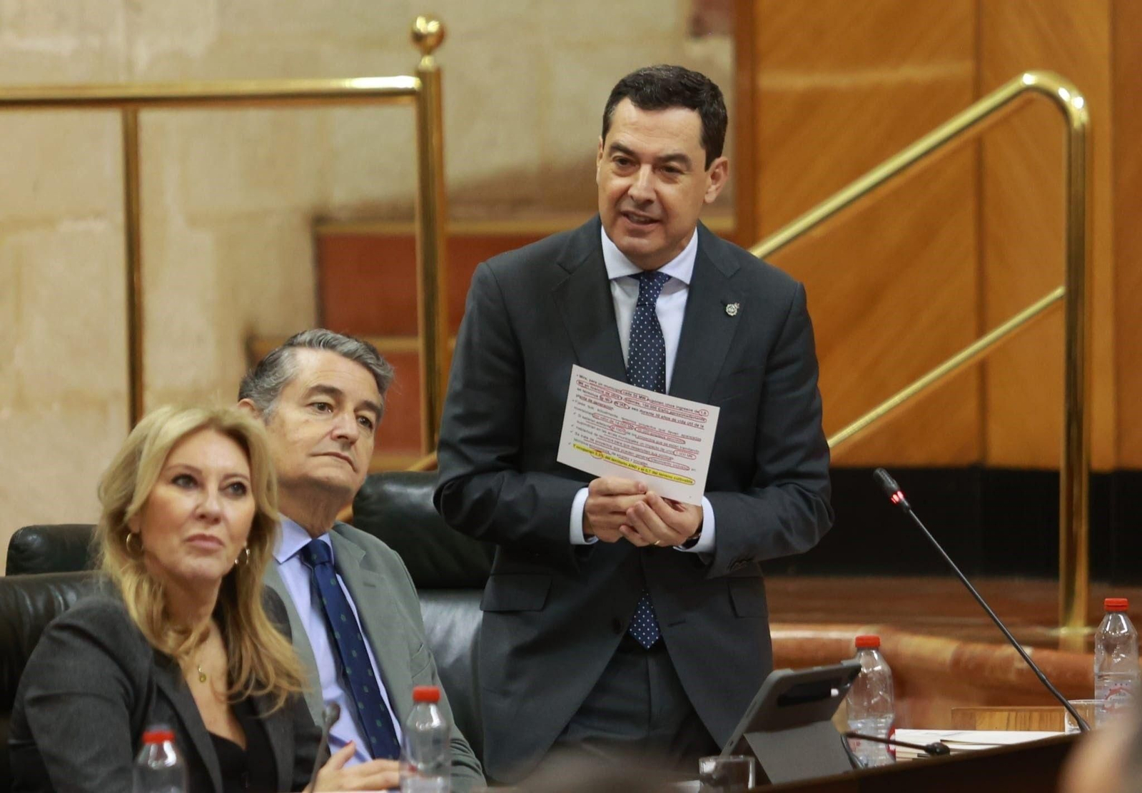 El presidente de la Junta de Andalucía, Juanma  Moreno.