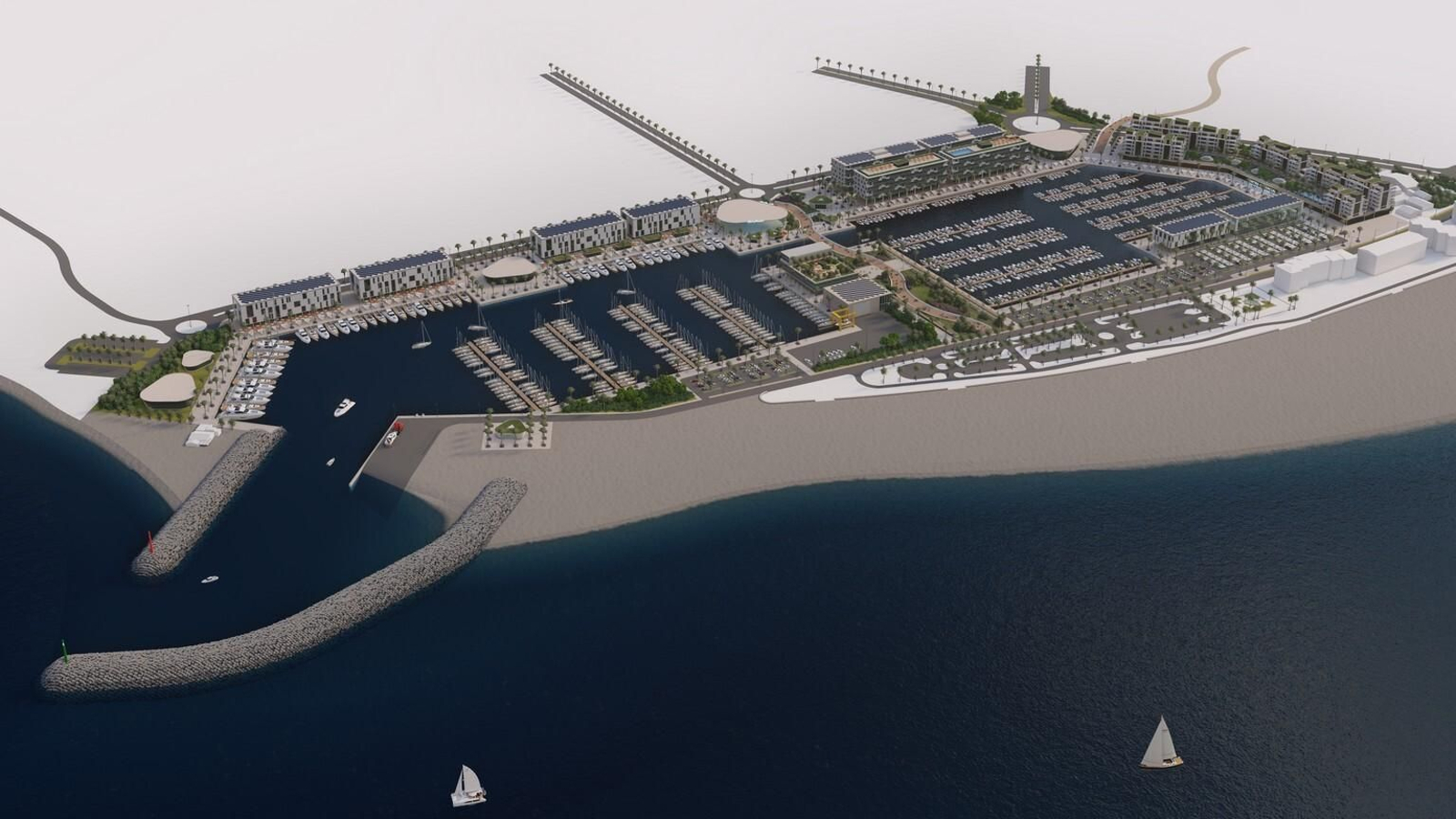 Marina de Playa Granada: el ambicioso proyecto que contará con 2.600 nuevas viviendas, campo de golf y nuevos amarres
