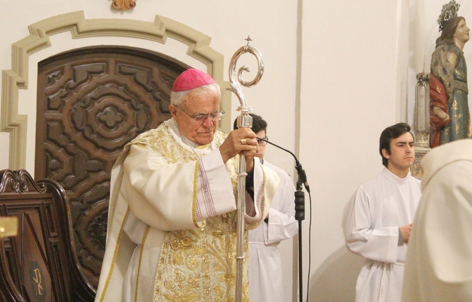 El obispo de Córdoba, Demetrio Fernández, en una misa.