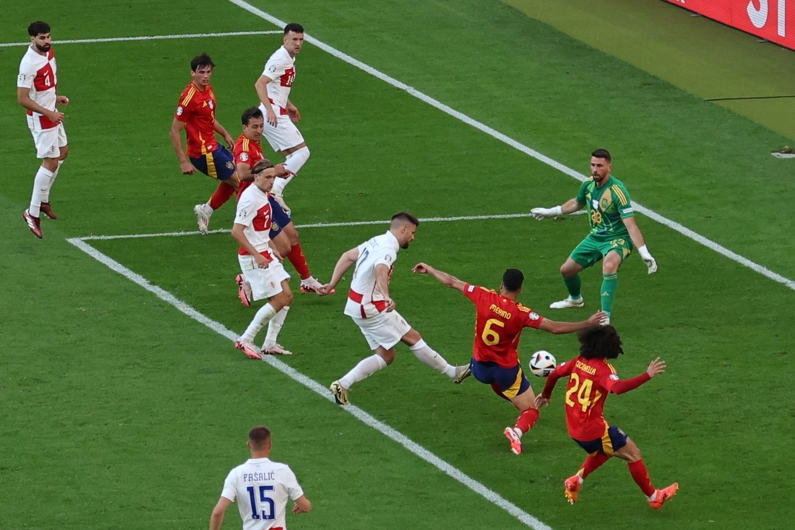 Las fotos del España - Croacia en la Eurocopa de Alemania 2024