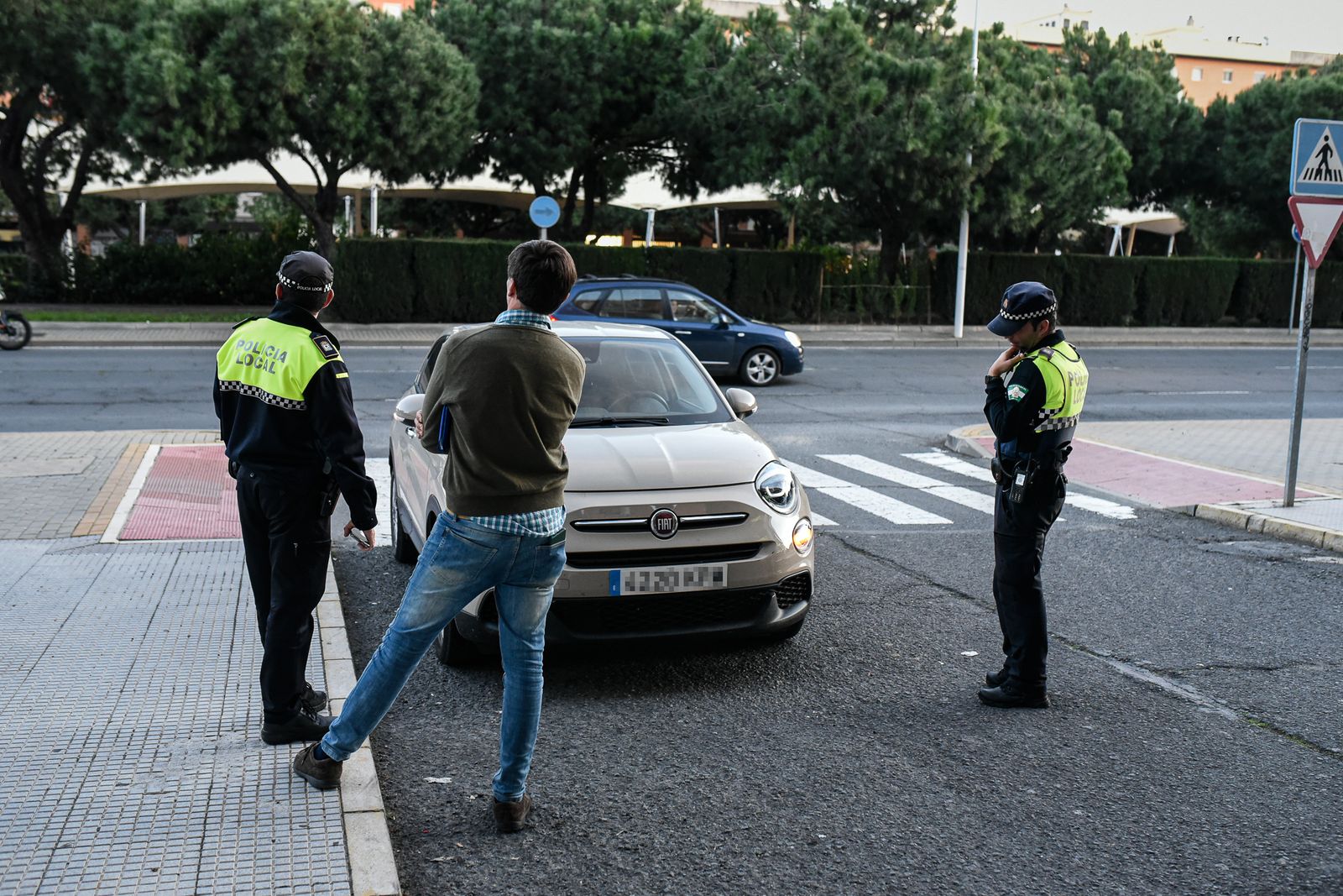 Imágenes del atropello a una mujer de 80 años en la Avenida de Andalucía