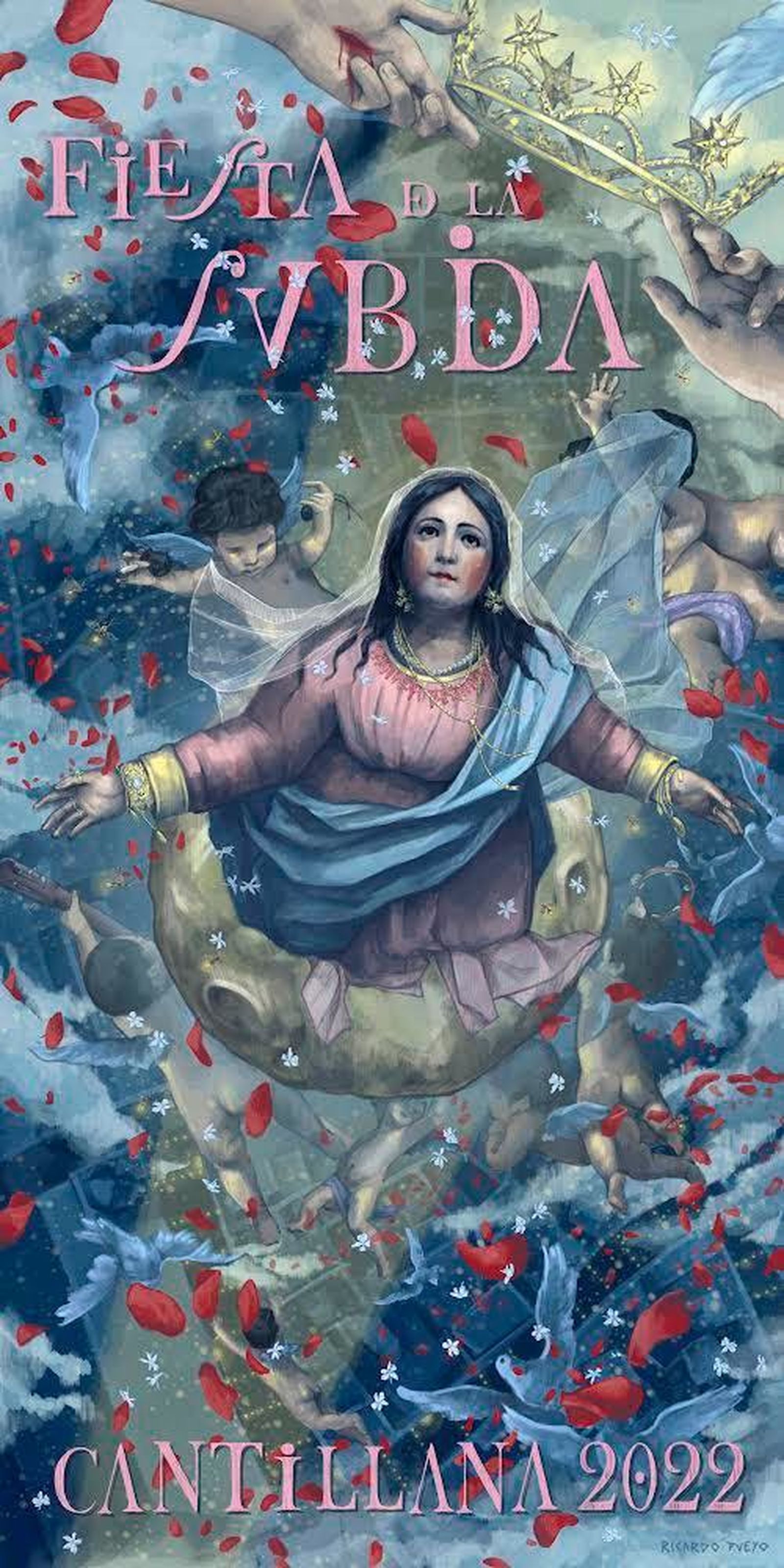 Cartel de las Fiestas de la Subida, obra de Ricardo Pueyo