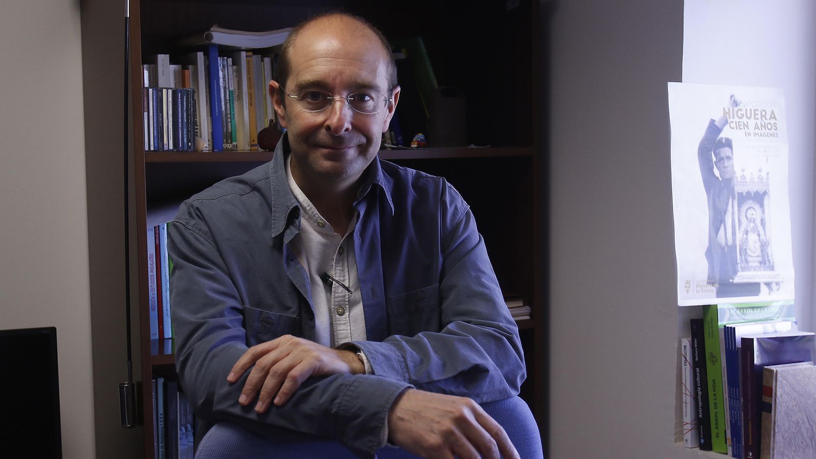 Esteban Ruiz, en su despacho de la UPO