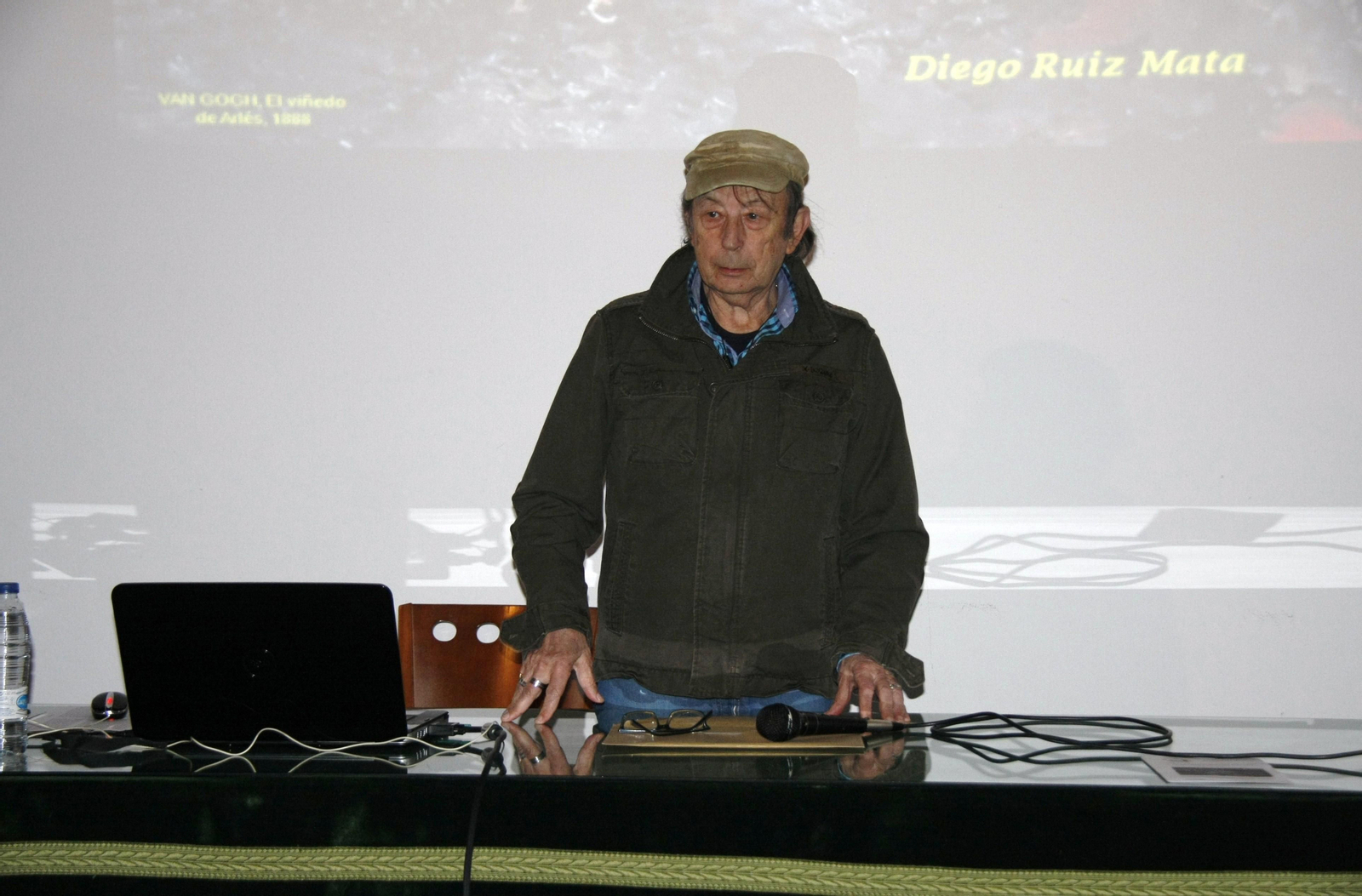 Diego Ruiz Mata, en el  Aula Menesteo