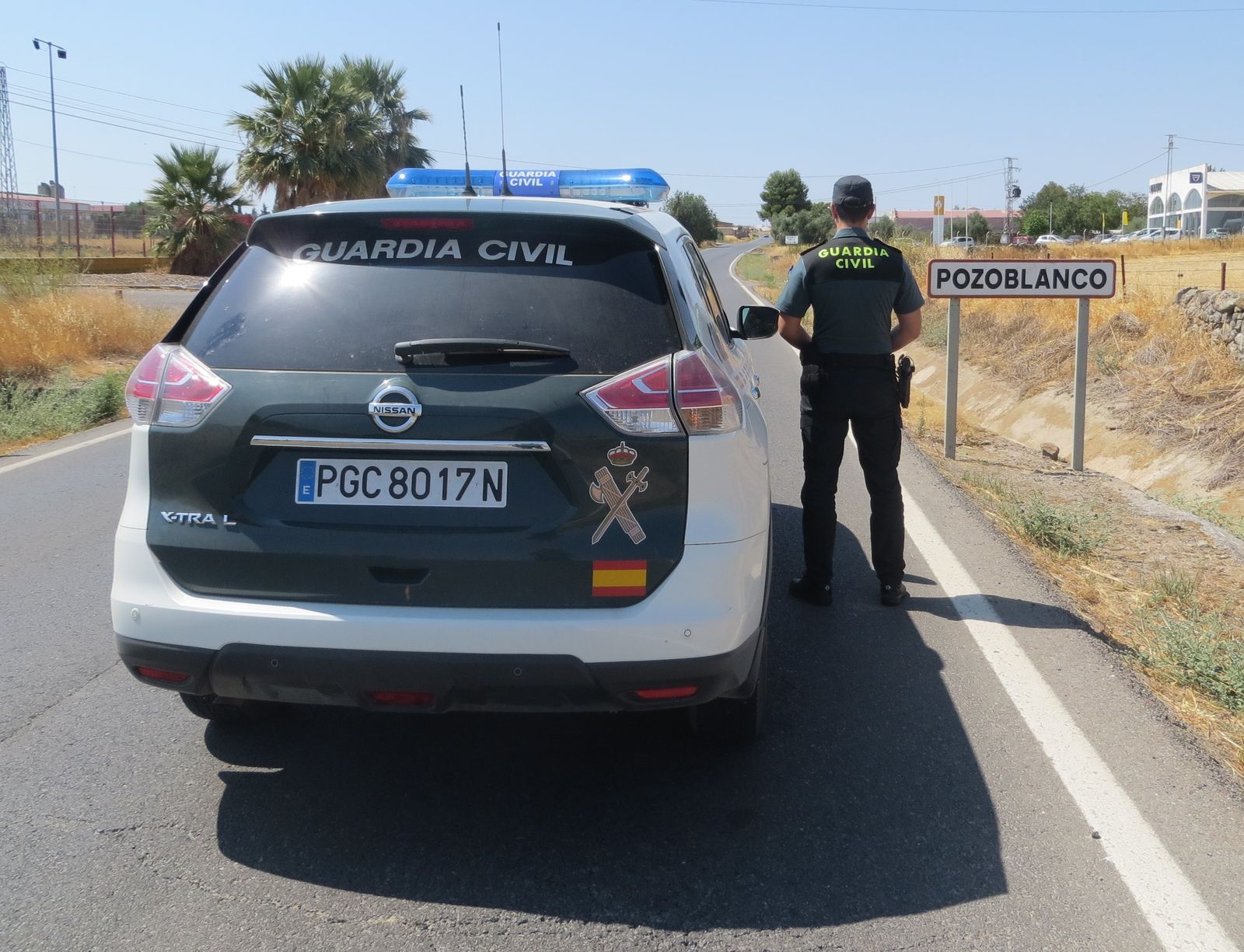 Puesto de la Guardia Civil en Pozoblanco.
