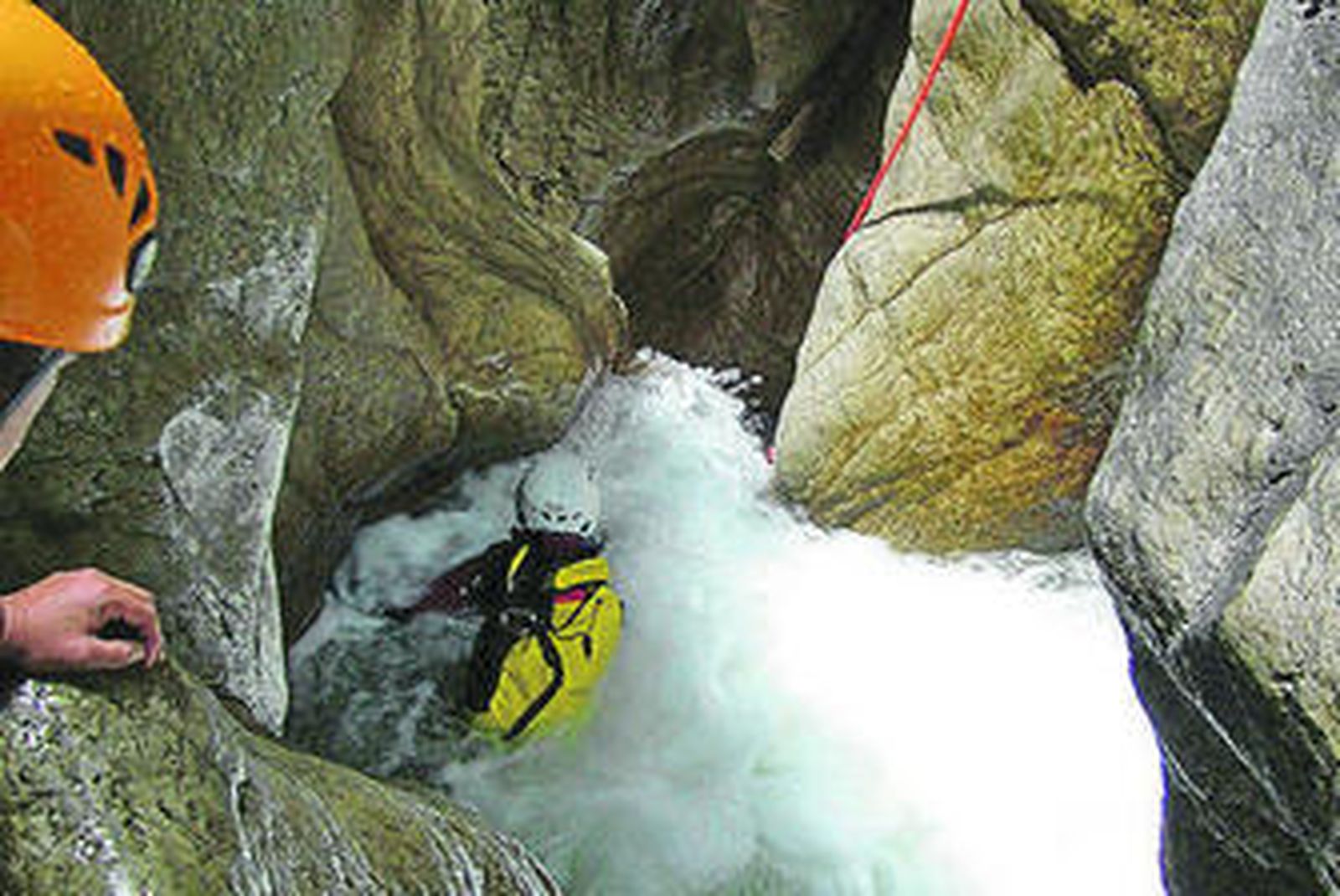 Uno de los pasadizos.