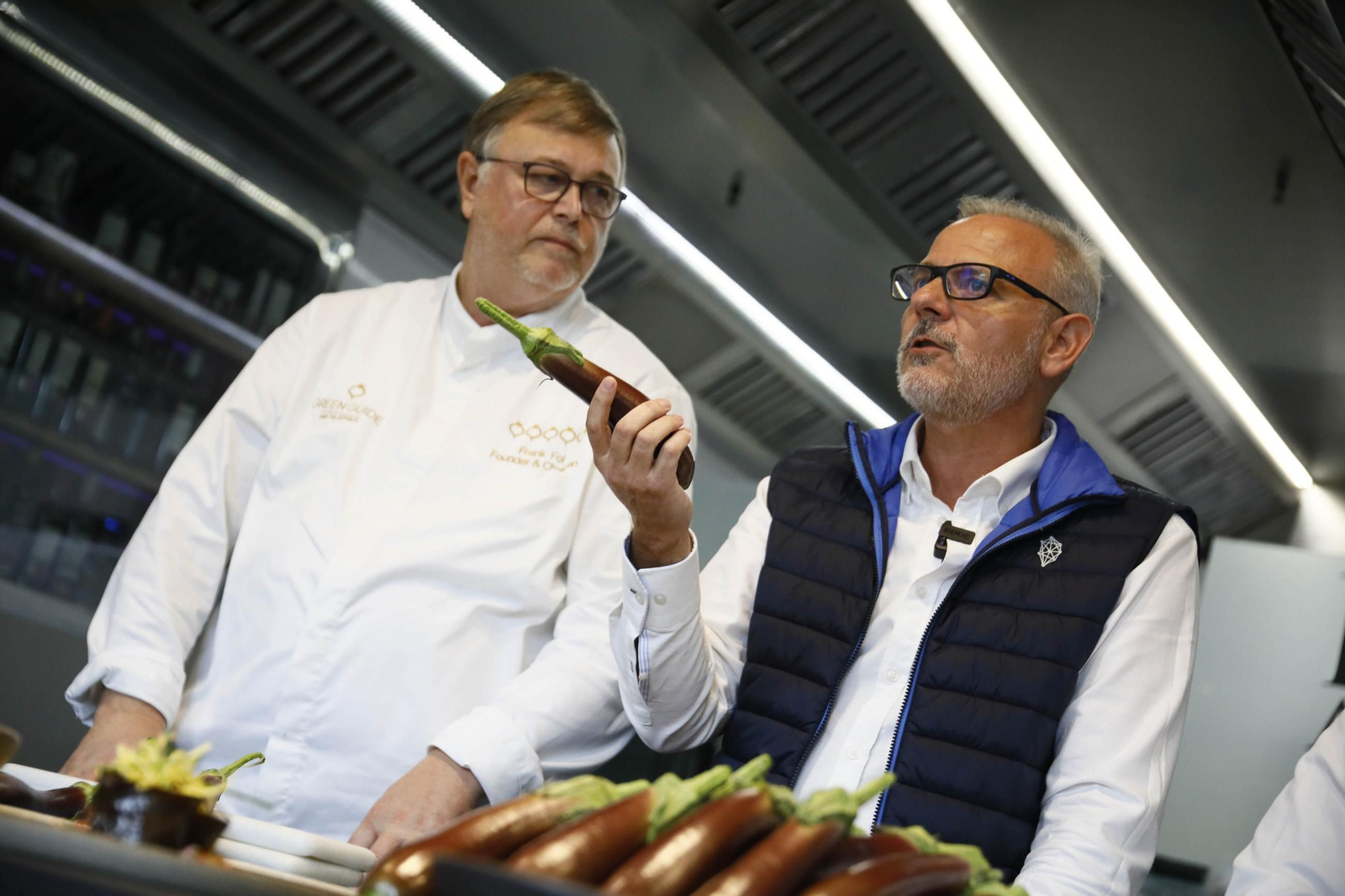 Las imágenes de una nueva variedad de berenjena en Almería