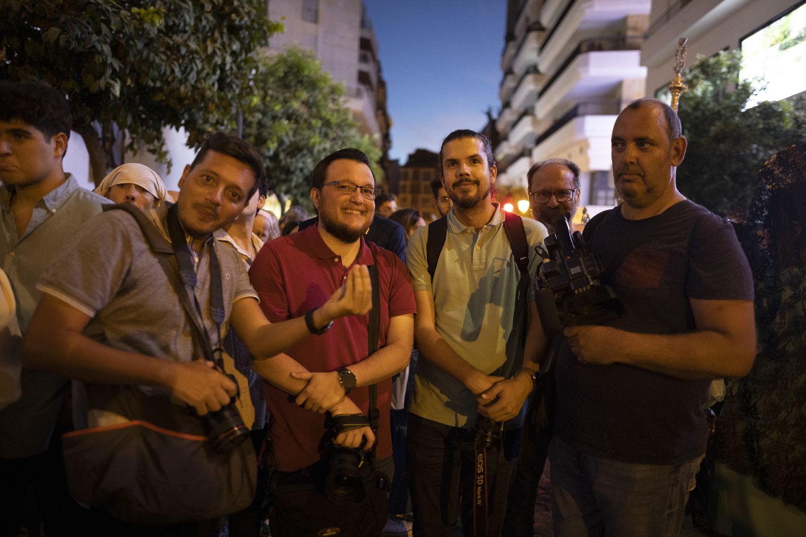 Imágenes de la procesión de la Virgen de la Cinta por el centro de la ciudad