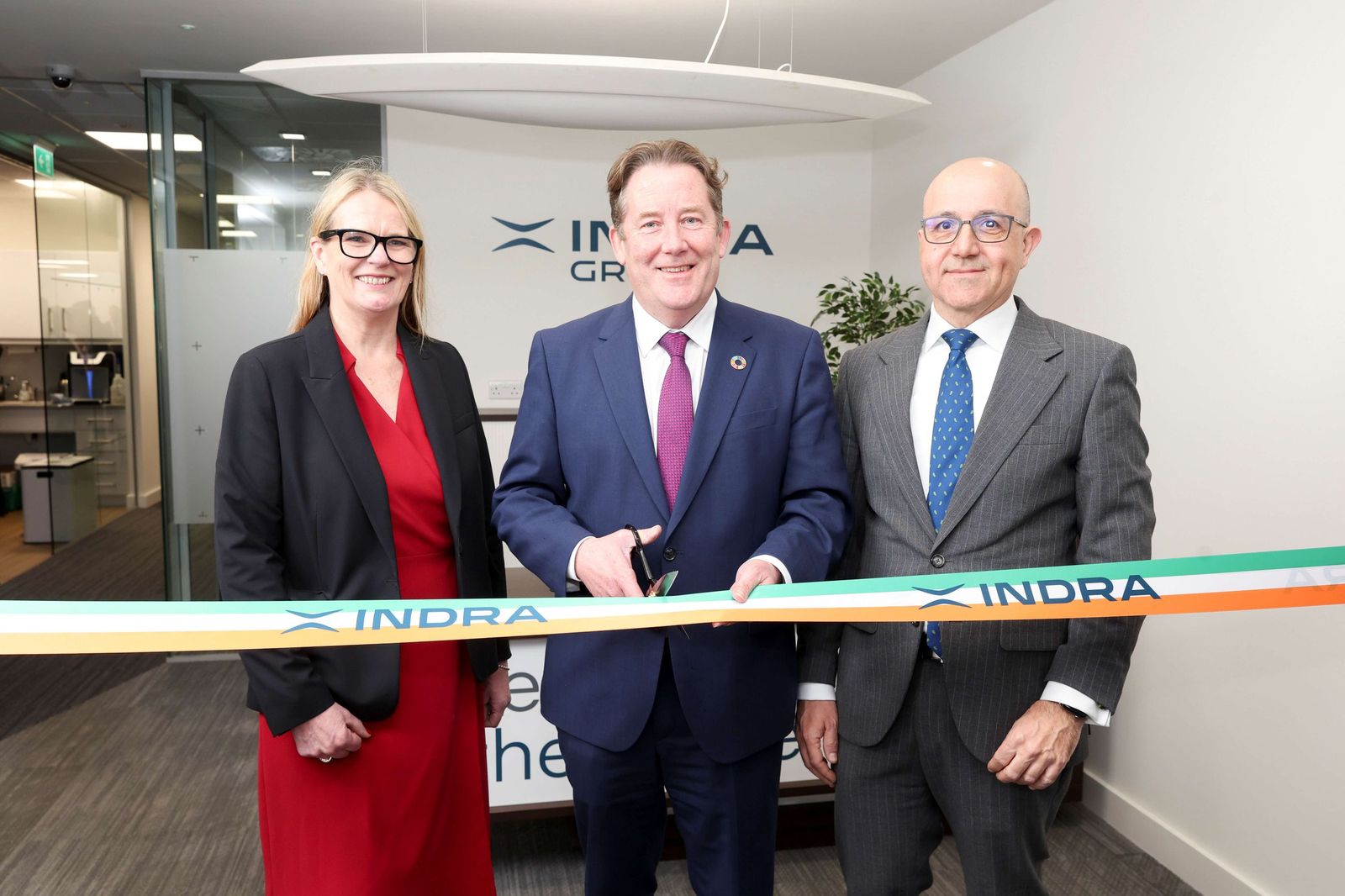 Inauguración de la nueva sede de Indra en Dublín, Irlanda