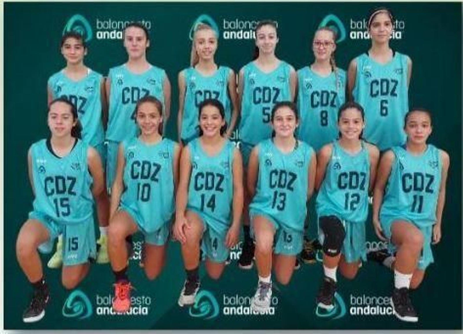 La selección gaditana infantil femenina