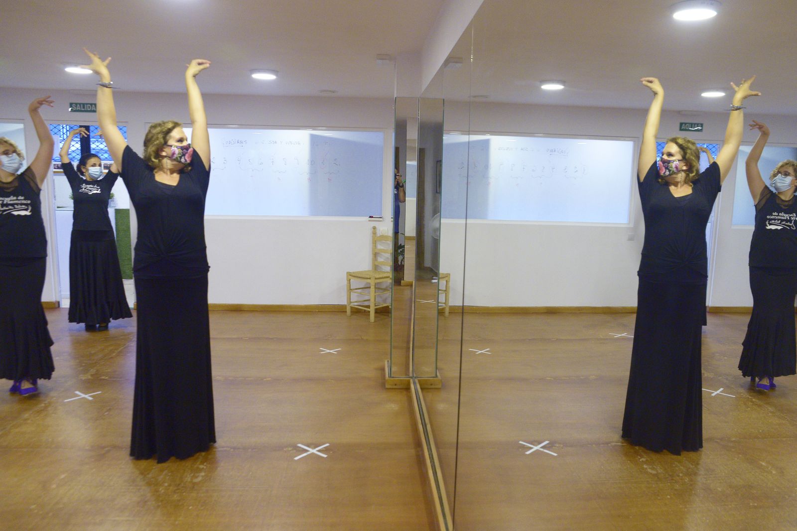 Fotos  de la academia de flamenco de Monika Bellido