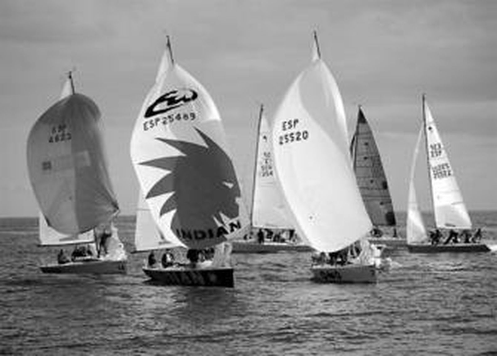 Dos de las embarcaciones que participaron en el Memorial