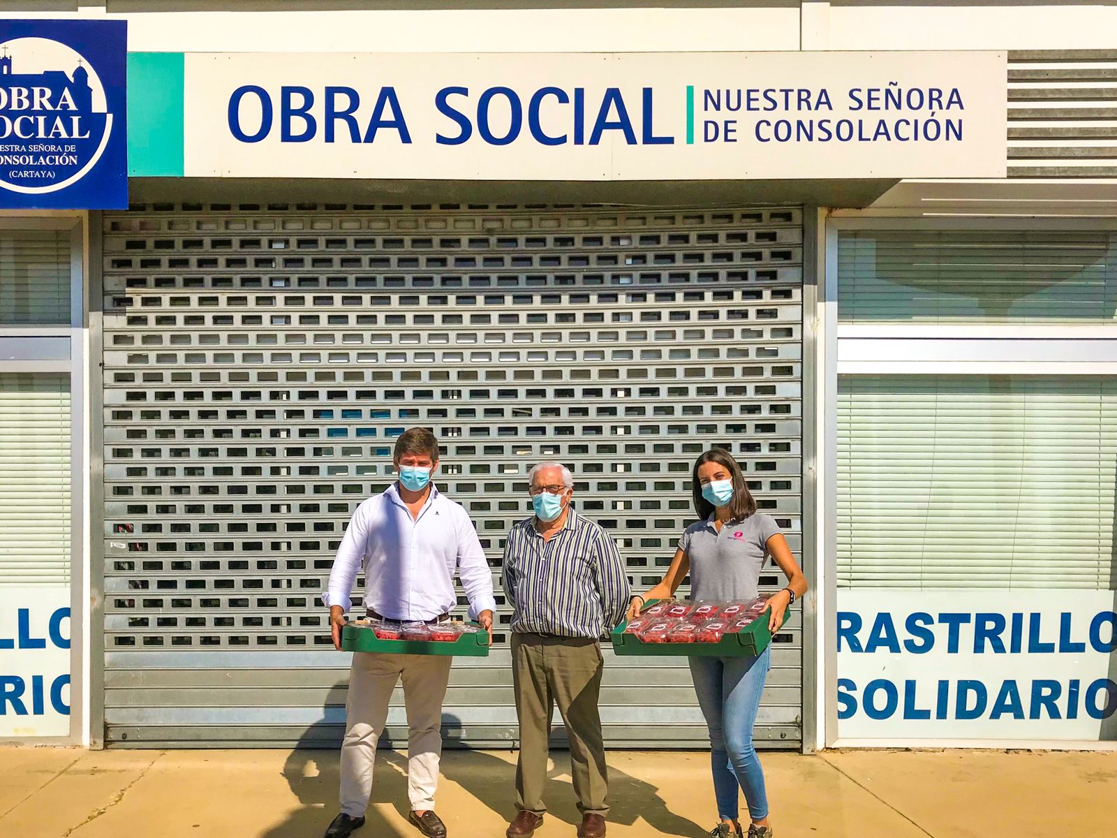 BerryWorld apoya la labor del comedor social de Cartaya.
