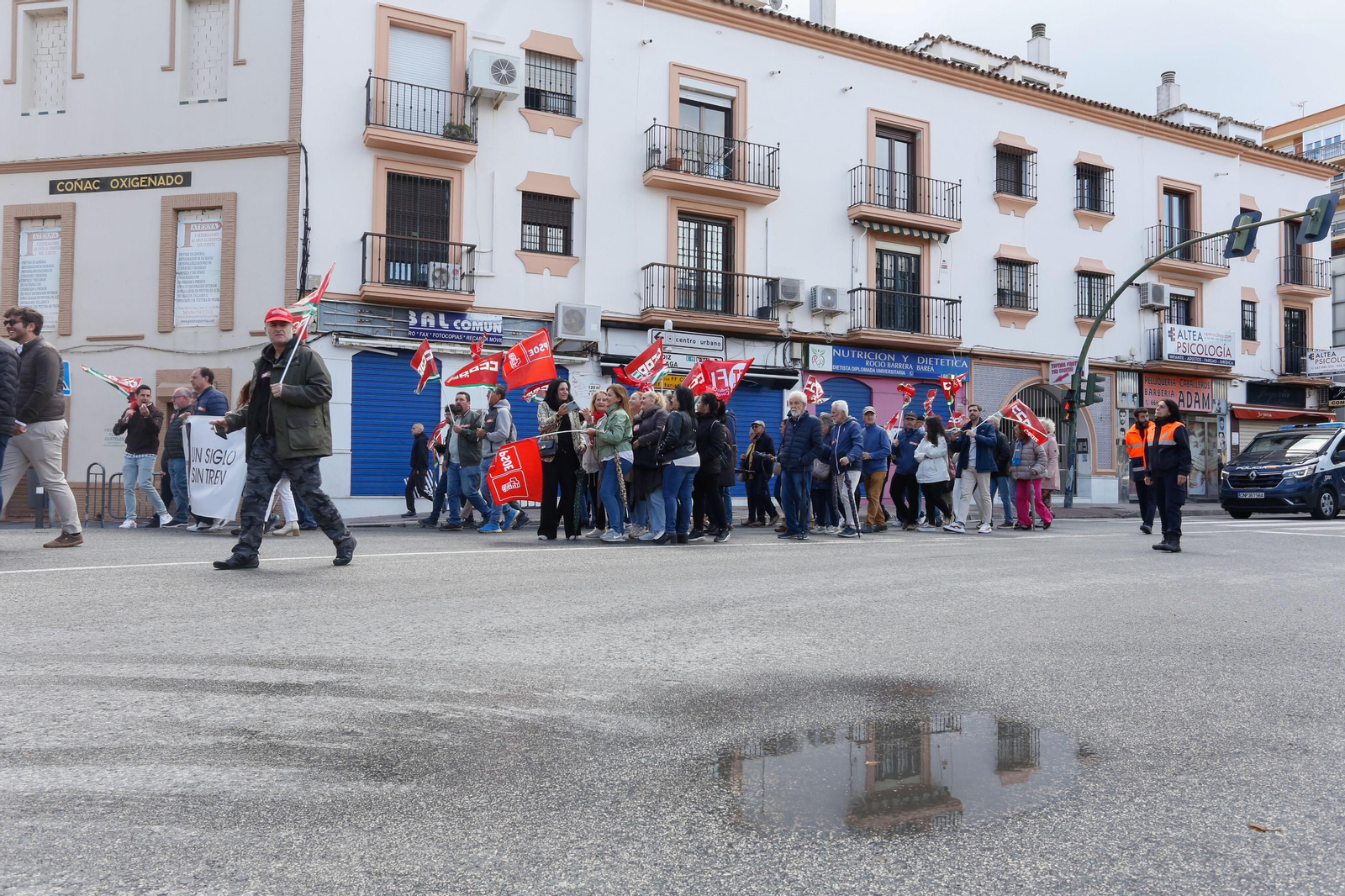 Fotos de la manifestación del Primero de Mayo en Algeciras