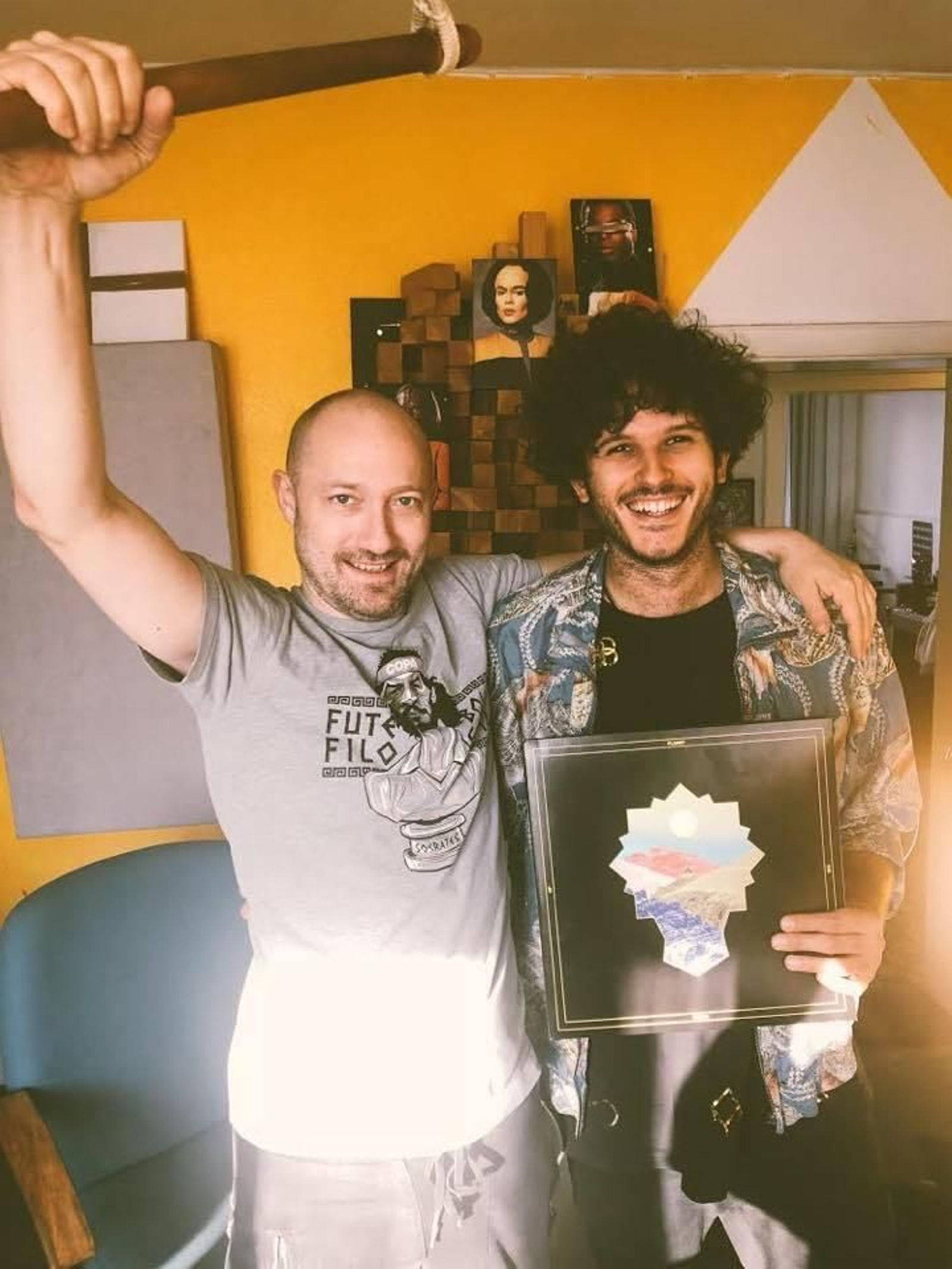 Paul Kalkbrenner y Kid Simius.