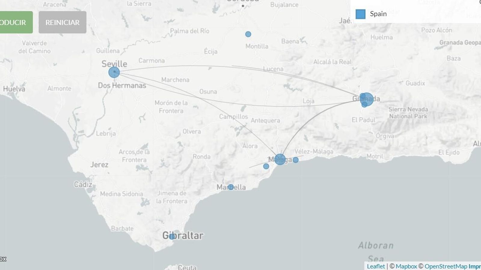 Así surgieron los primeros casos de coronavirus en Andalucía