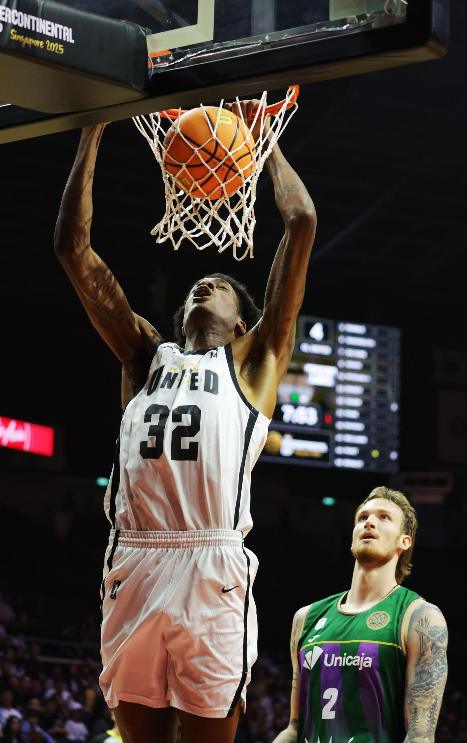 Unicaja-NBA G League United, final de la Copa Intercontinental, en fotos