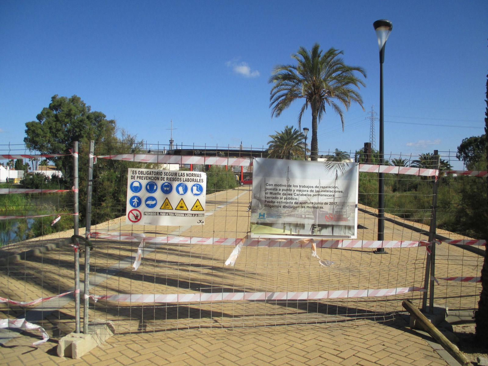 El Muelle de las Carabelas reabrirá sus puertas el próximo jueves