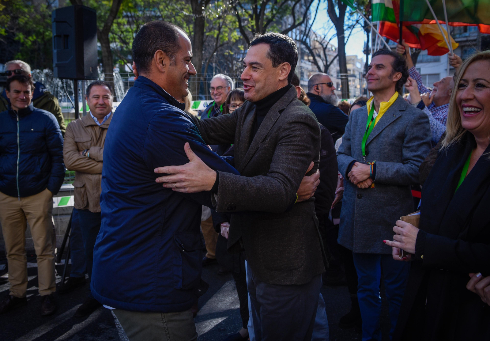 Concentración en Sevilla contra la amnistía y en defensa de Andalucía