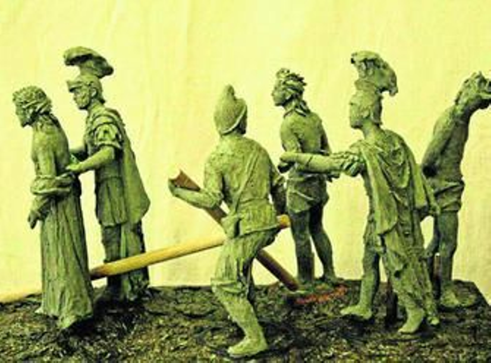 Este es el boceto del futuro misterio del Despojado, que anoche aprobó el cabildo de hermanos.