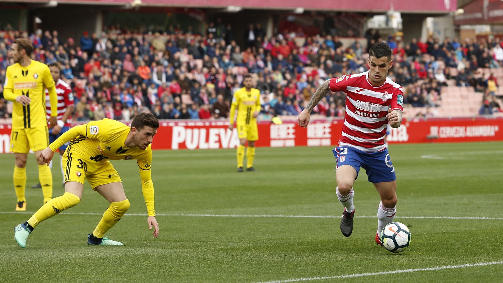 En la 17/19 rojiblancos y osasunistas empataron en Los Cármenes