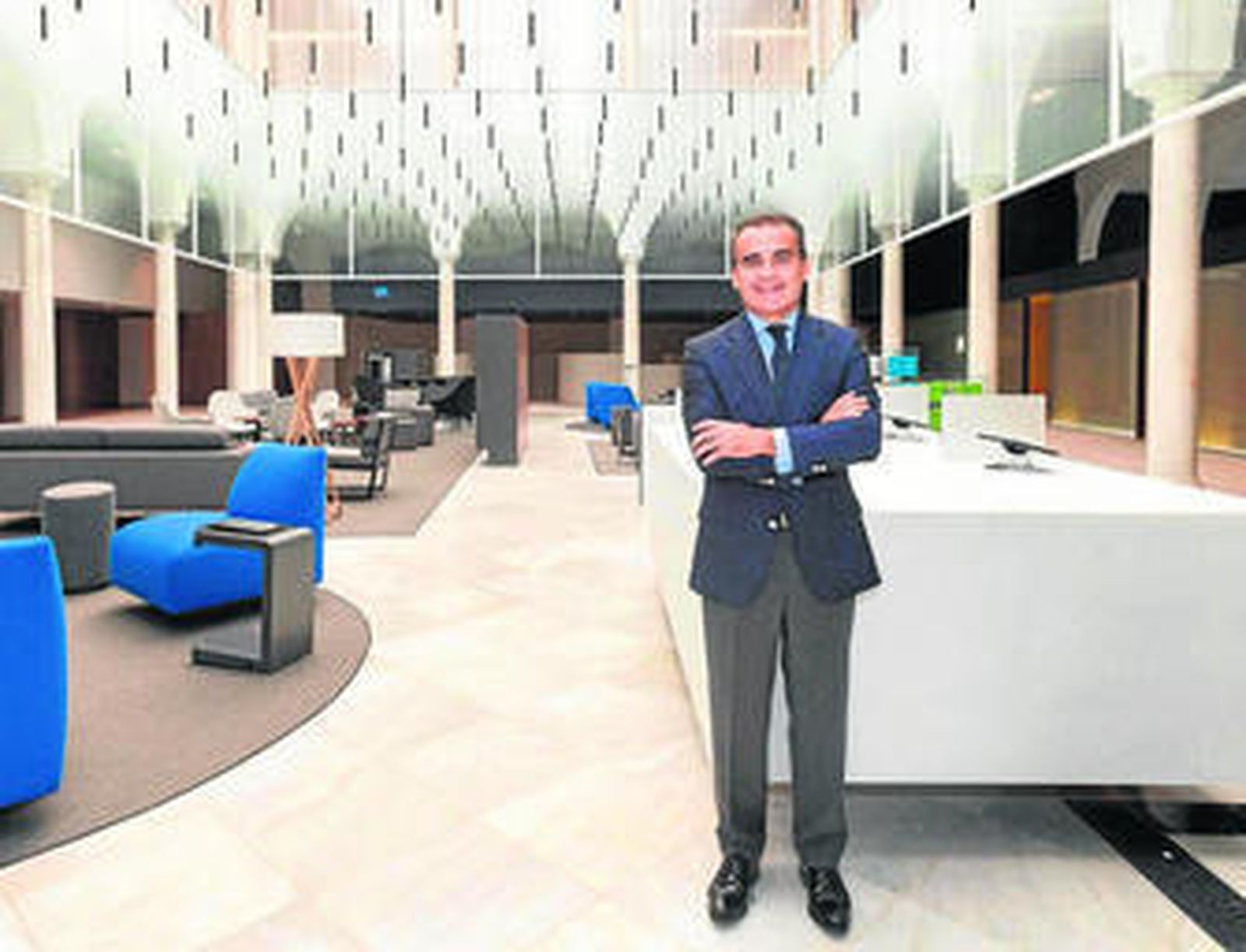 Rafael Herrador, director territorial de Caixabank en Andalucía Occidental.