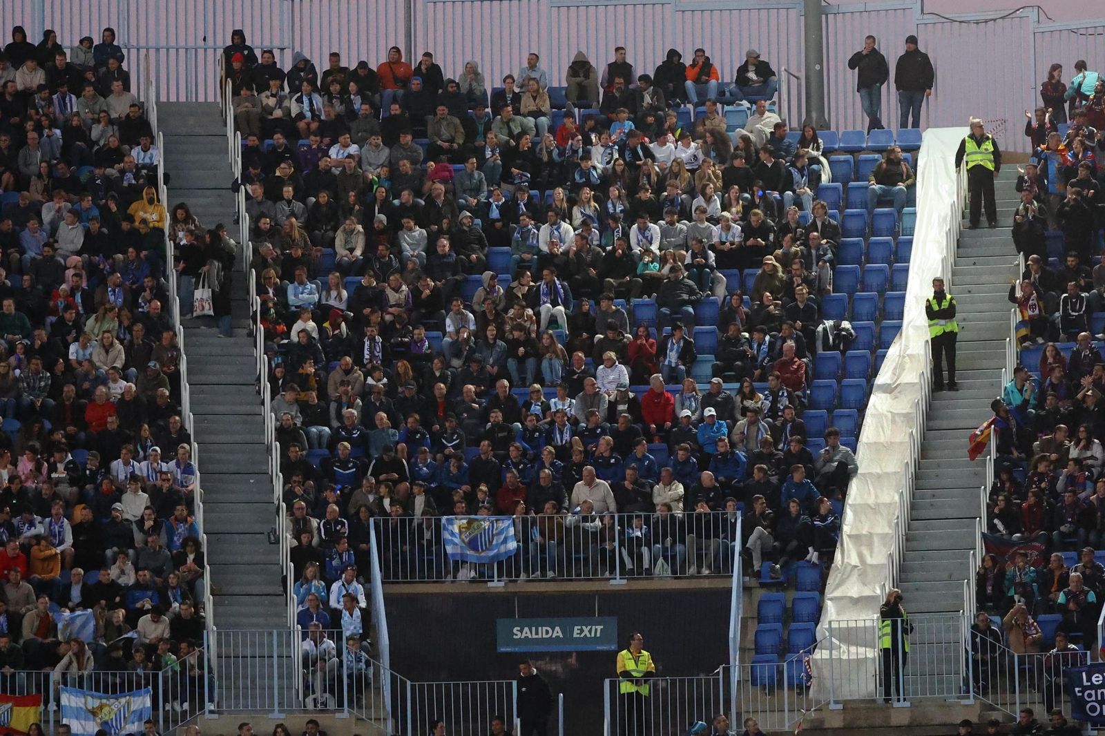 Búscate en las gradas de La Rosaleda en el Málaga-Levante