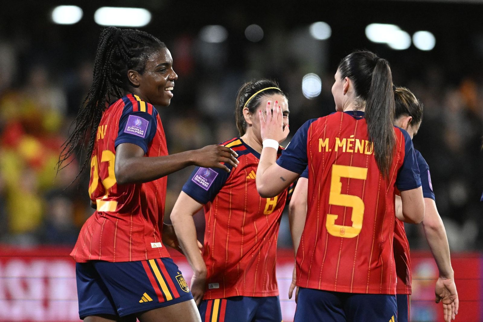 Las fotos del España-Islandia de fútbol femenino