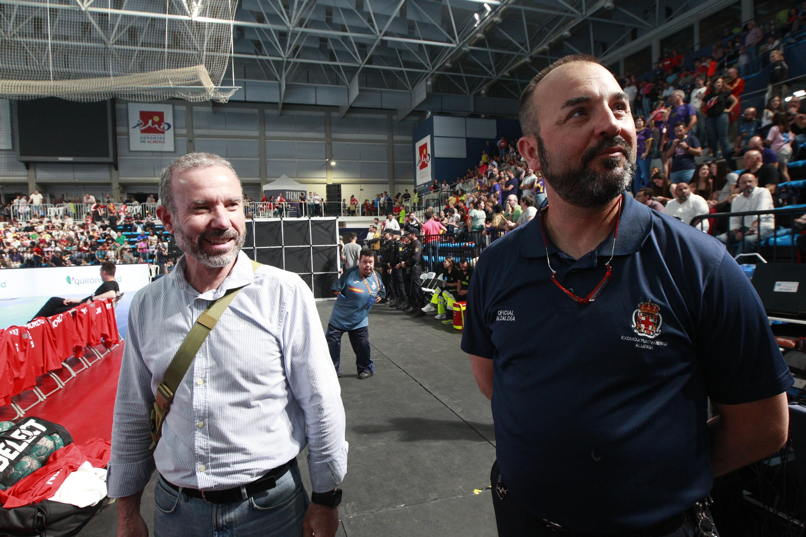 Imágenes del España-Dinamarca de la EHF Euro Cup de balonmano, en Almería